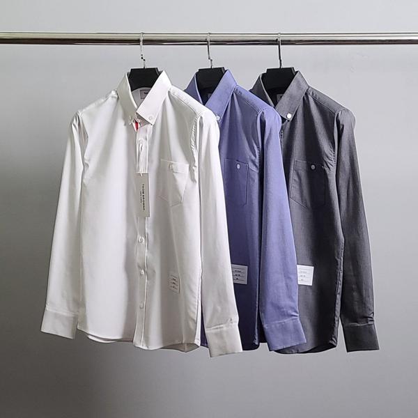 톰* 클래식 히든삼선 옥스포드 셔츠