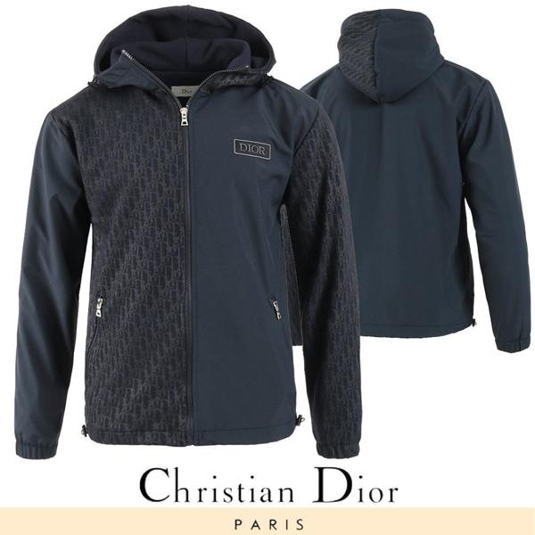 디* 배색 전판 나염 바람막이