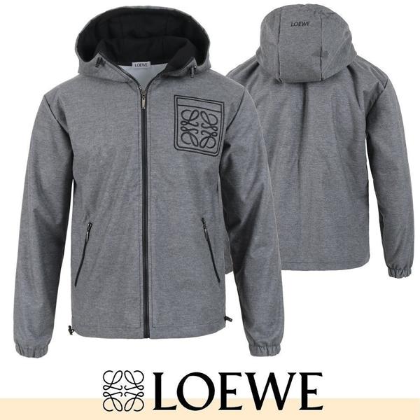 로** 아나그램 스퀘어 자수 윈드 자켓