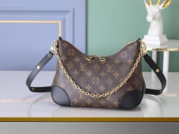 루* 불로뉴 내추럴 호보 크로스백 ( 블랙 )