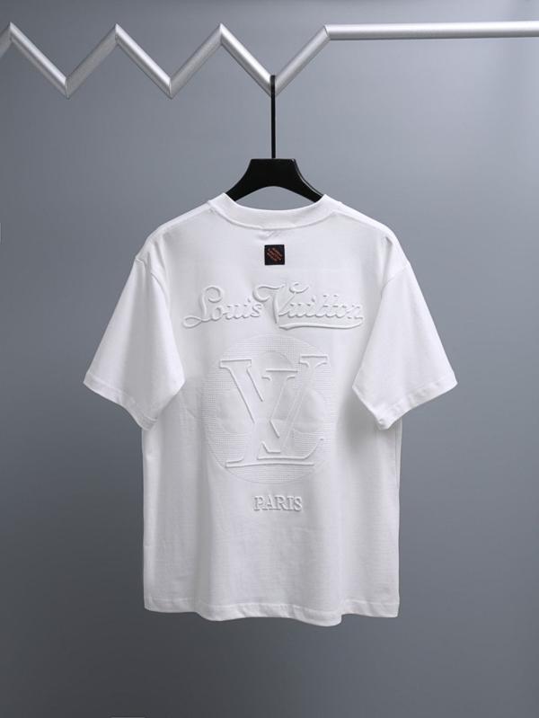 루* lv백자수로고 티셔츠