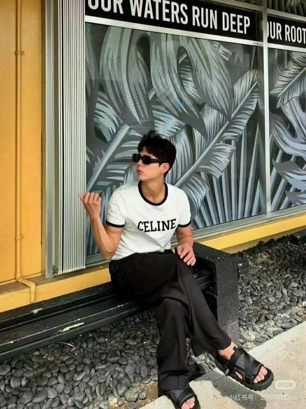 셀** 레귤러 티셔츠 코튼 저지