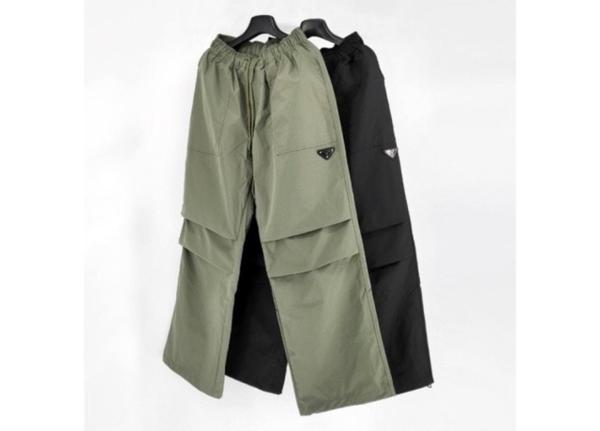 프** 스트링 와이드 팬츠