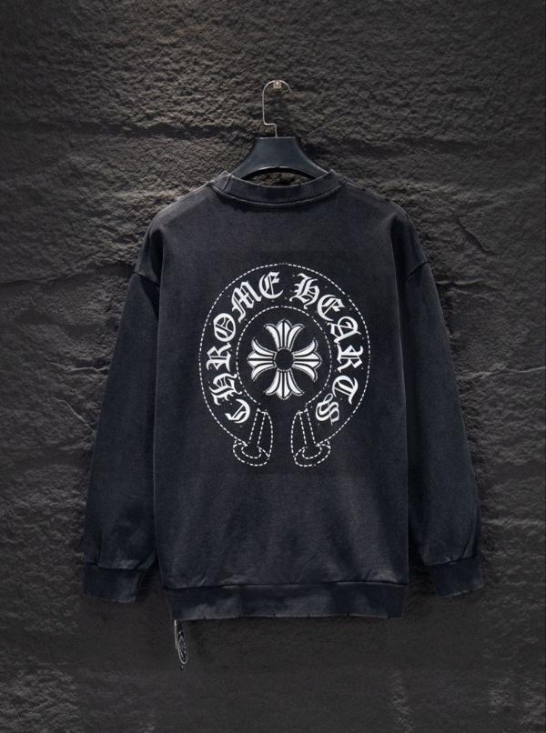 크* 실리콘 비즈스티치 피그먼트 빈티지 워싱 맨투맨수입최고급(남녀공용)