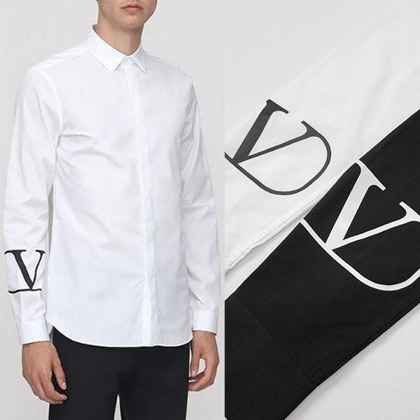 발*** V로고 옥스포드 셔츠