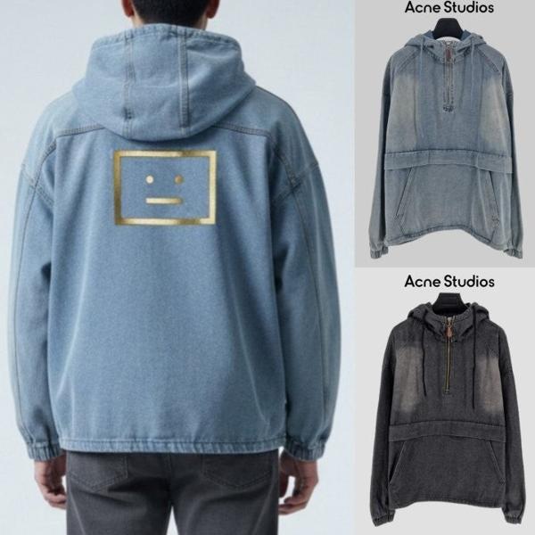 아** 데님 아노락후드