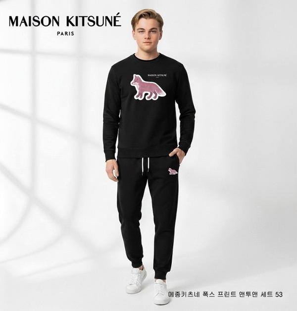 메* 키츠네 폭스 프린트 맨투맨 세트 53