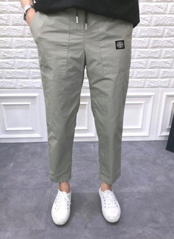 스* 썸머 코튼 세미 와이드 팬츠