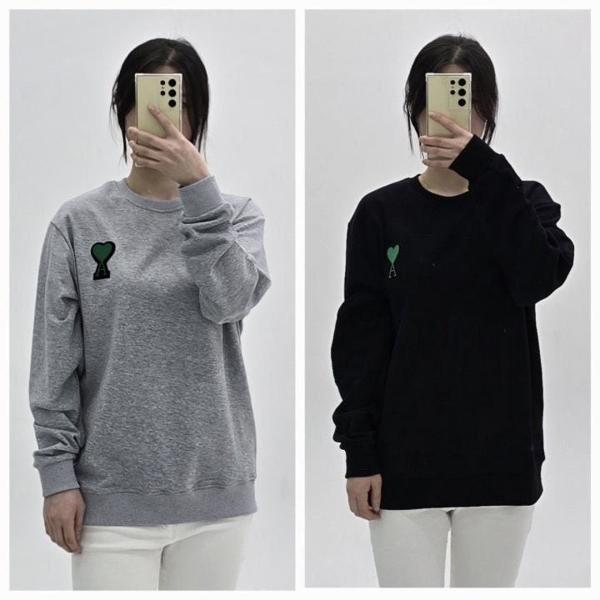 아* 그린하트 맨투맨 남녀공용