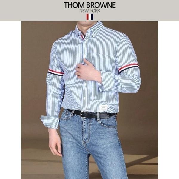 톰* 양팔 완장 시어서커 셔츠