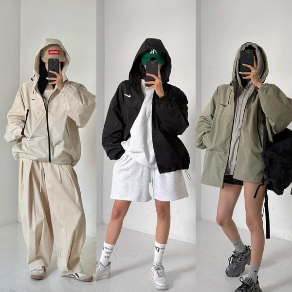 나** 테크 바람막이