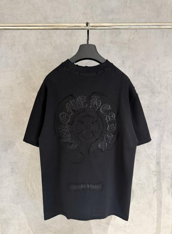 크* 빈티지 자수로고 티셔츠