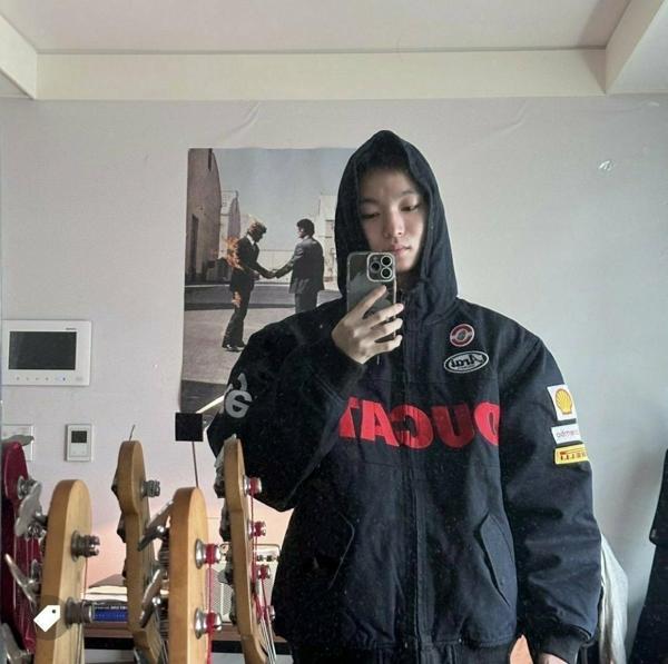 슈**  두카티 후드 레이싱 자켓