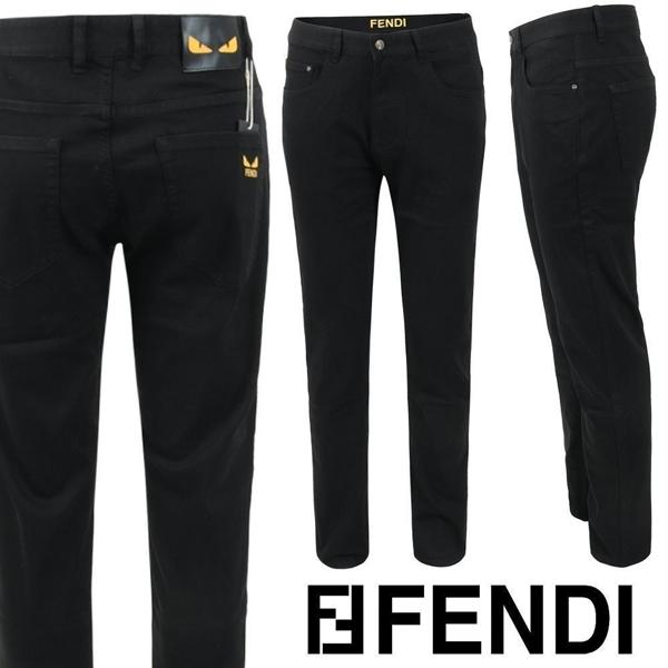 펜* 스몰 로고 블랙 슬림 일자진