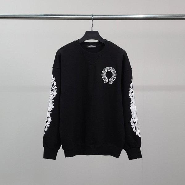 크* 래더 자수말굽 오버핏 맨투맨