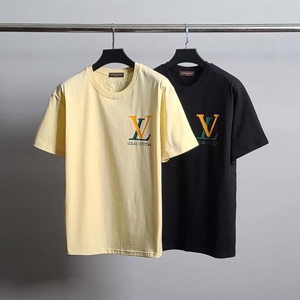 루* 그래픽로고 코튼 반팔티