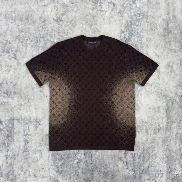 루* 페이디드 모노그램 쇼트 슬리브  수입  프리미엄