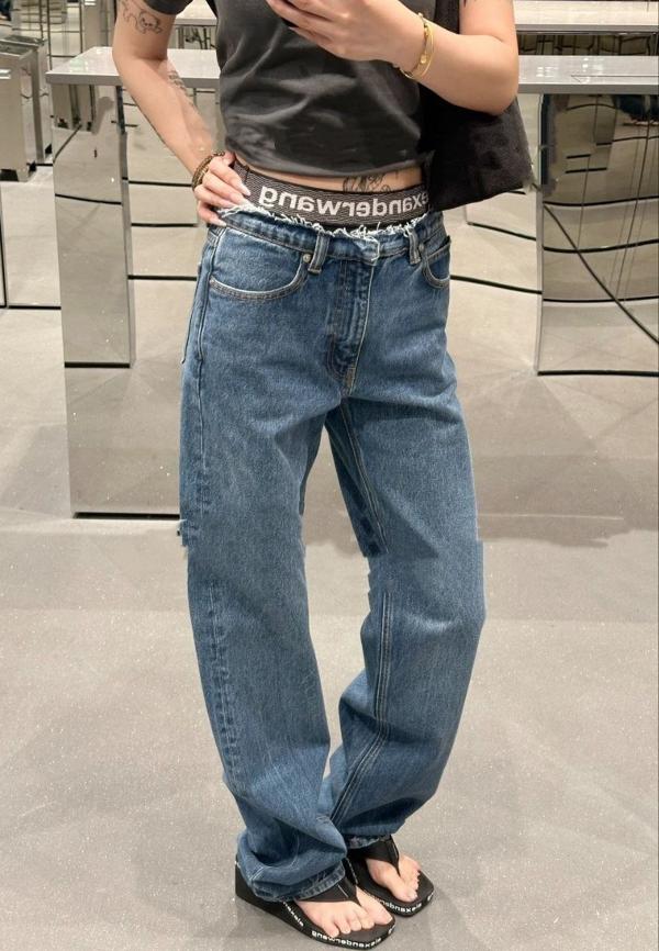 알***왕 인디고 Pre Styled Ez 데님팬츠  수입