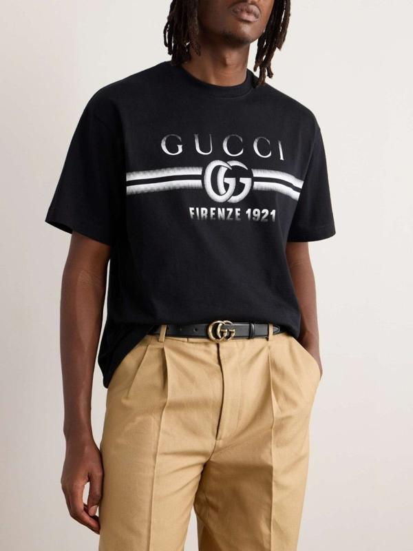 구* 프린트 코튼저지 티셔츠