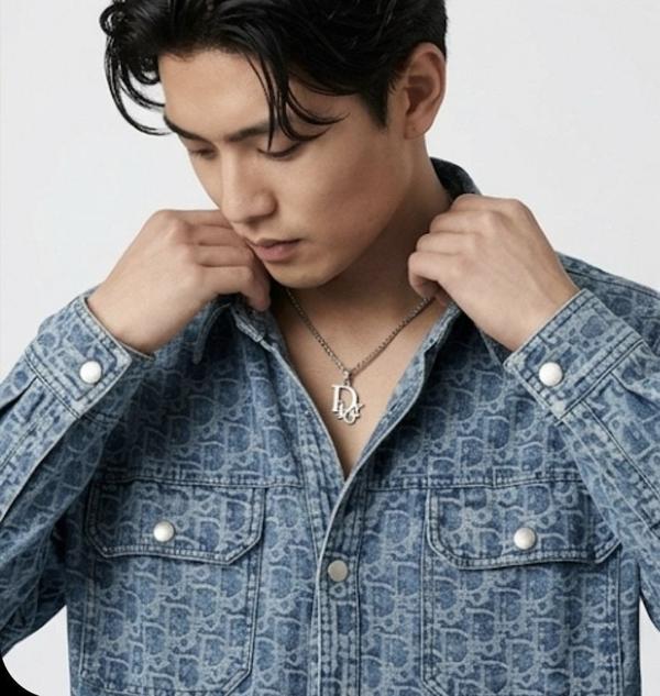 디* 오블리크 데님 자켓