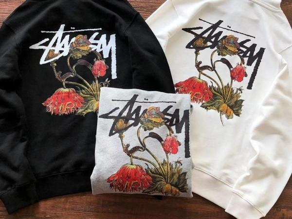 스** 워더드 플라워 후드티