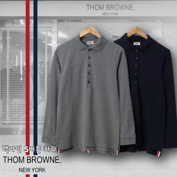 톰* 백삼선 5버튼 카라