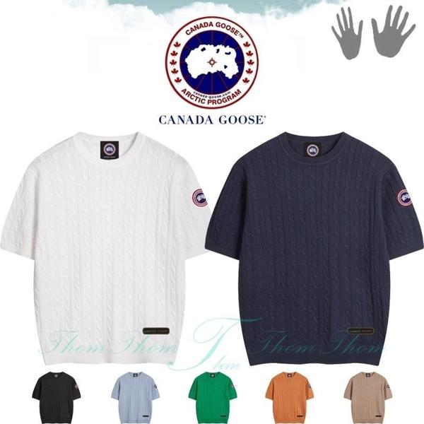 캐* 꽈베기 라운드 반팔 니트