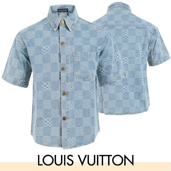 루* 다미 로고 데님 반팔 NB