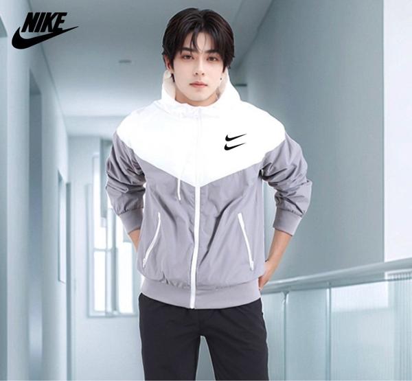 나** 더블스우시 윈드러너 후디 자켓 바람막이