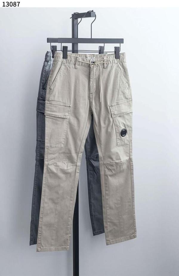 C* 컴퍼니 가먼트 다이드 렌즈 패치 카고 팬츠