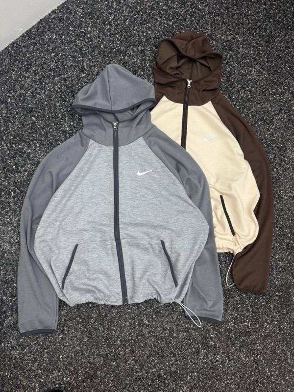 나** 배색 나그랑 후드집업