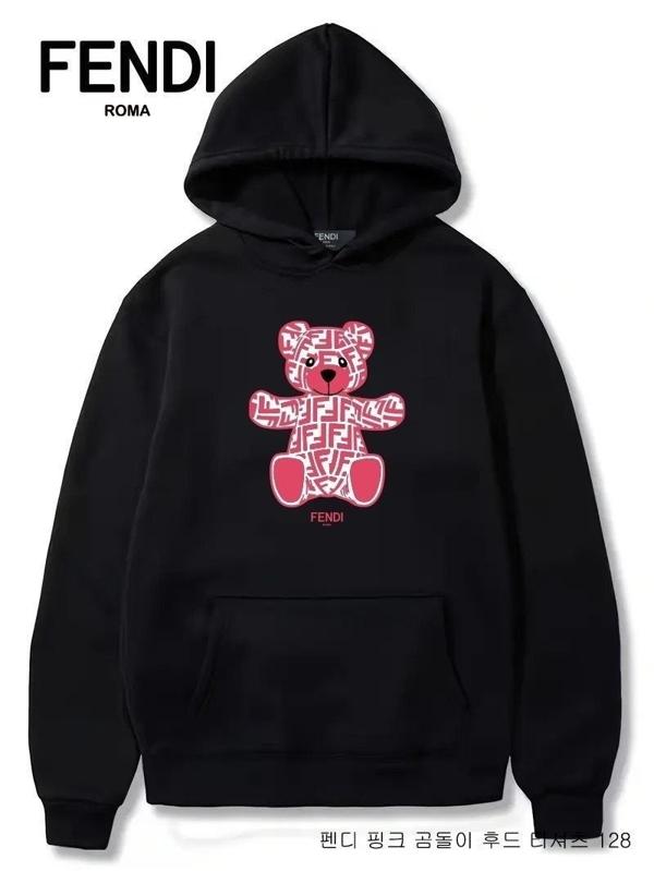 펜* 핑크 곰돌이 후드 티셔츠 128