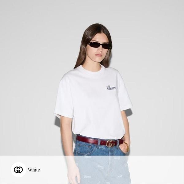 구* 캘리 이탤릭 자수 티셔츠