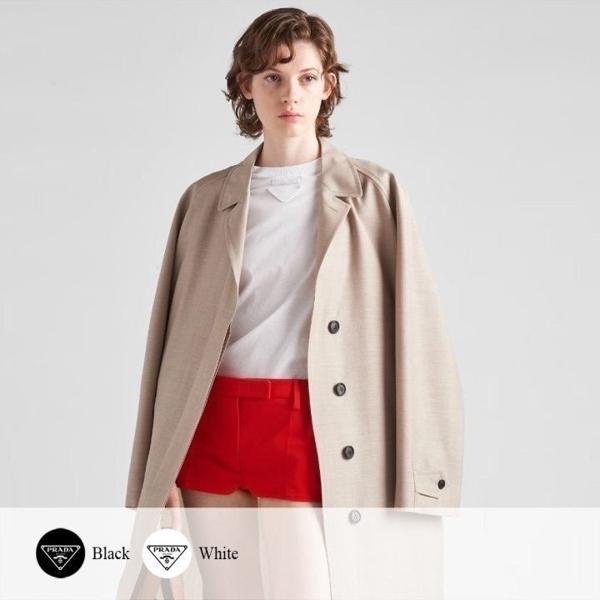 프** 트라이앵글 패브릭 패치 티셔츠