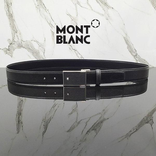 몽** 스퀘어 버클 사피아노 벨트 852
