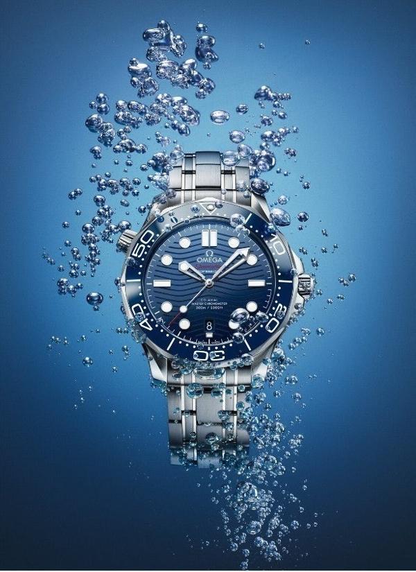 오** 코액시얼 씨마스터 다이버300M 블루