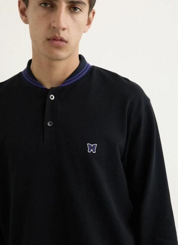 니** 숄 칼라 폴로 롱슬리브  수입