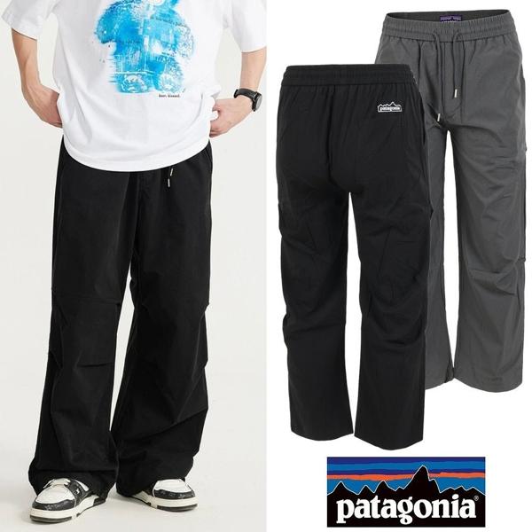 파**** 자수로고패치 파라슈트 우븐 팬츠