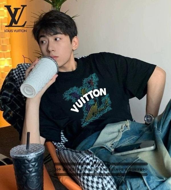 루* 펜슬 디자인 반팔 티셔츠