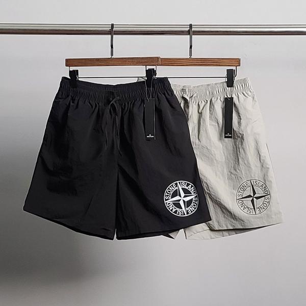 스* 서클프린팅 나일론 5부 팬츠