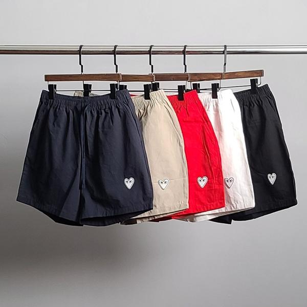 꼼* 화이트와펜 5부 팬츠