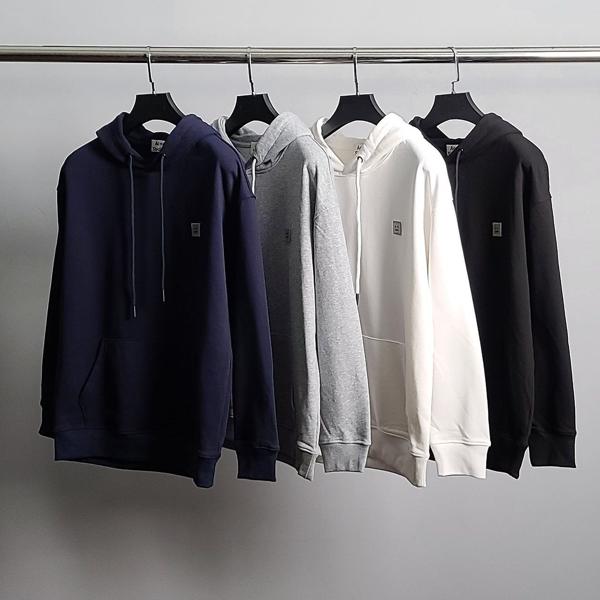 아** 그레이와펜 코튼 후드티