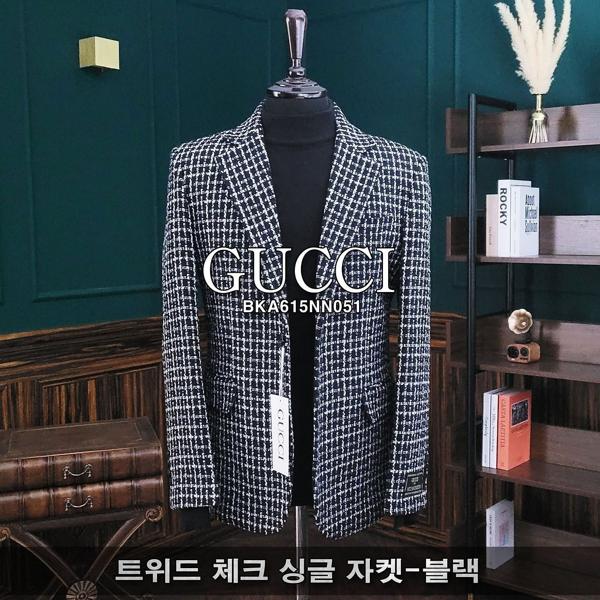 구* 트위드 싱글 자켓