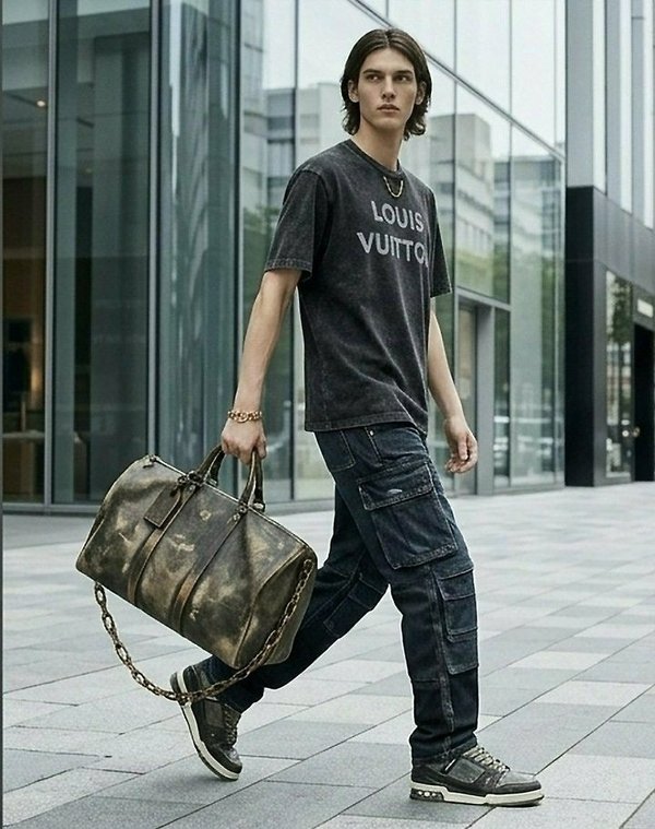 루* 체인 반팔
