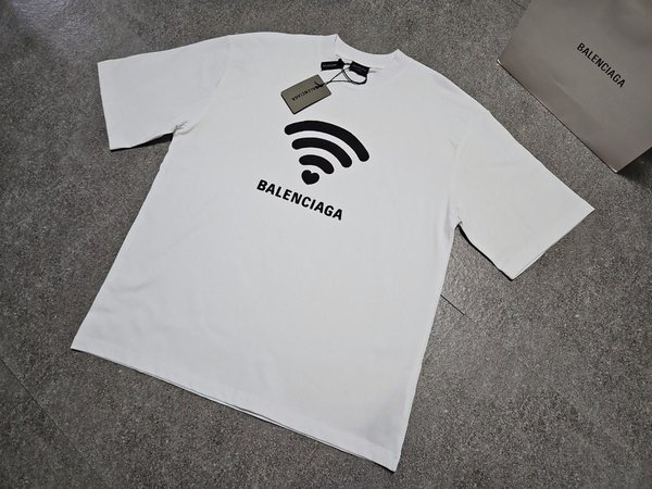 발**** Wi-Fi 라운드 반팔 티셔츠