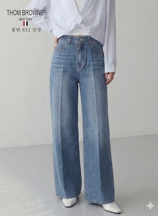 톰* 밴딩 일자와이드 (831)