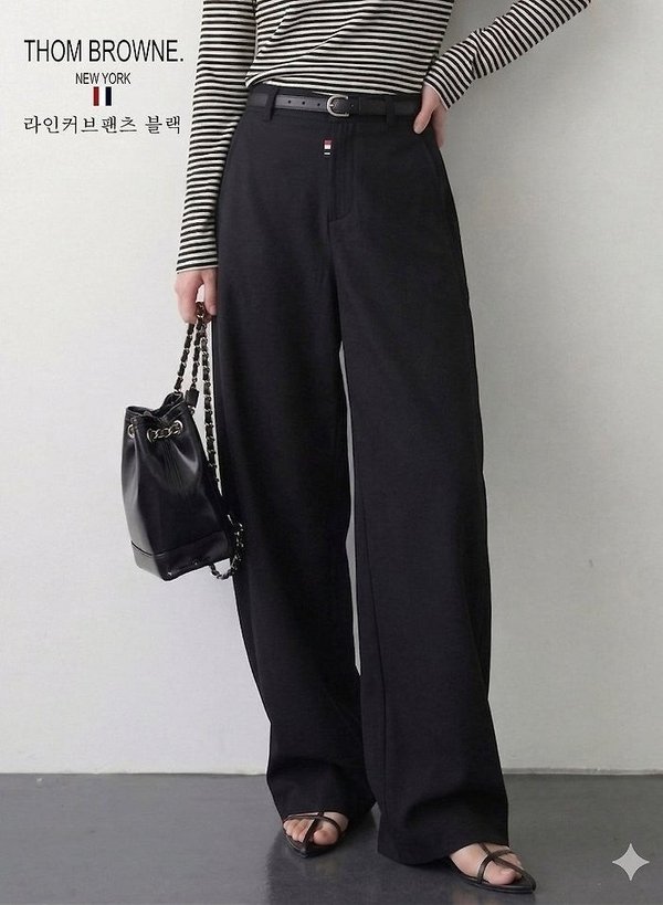 톰* 라인커브 팬츠