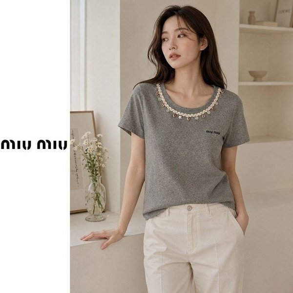 미*** 보헤미안 티셔츠