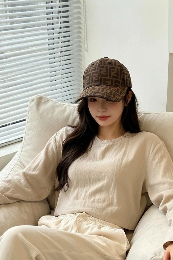 펜* FF로고 자가드 볼캡 ✔수입