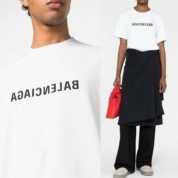 발**** 미러로고 반팔티